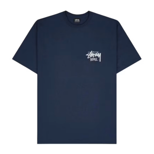 Stussy Stock Seoul Exclusive T-shirt Navy