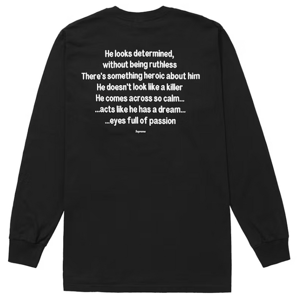 Supreme The Killer L/S Tee Black