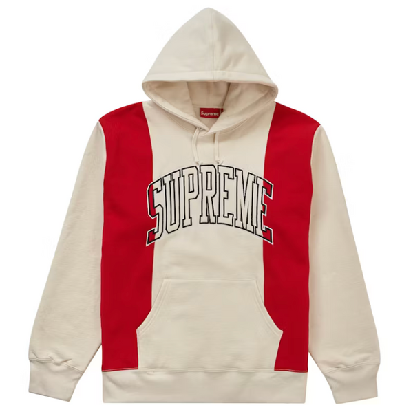 Supreme Paneled Arc Hooded Sweatshirt Natural