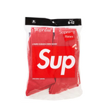 Load image into Gallery viewer, Supreme Hanes Socks (4 Pack) Red
