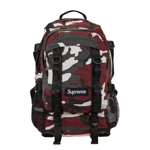 Supreme Logo Backpack (SS26) Red Camo