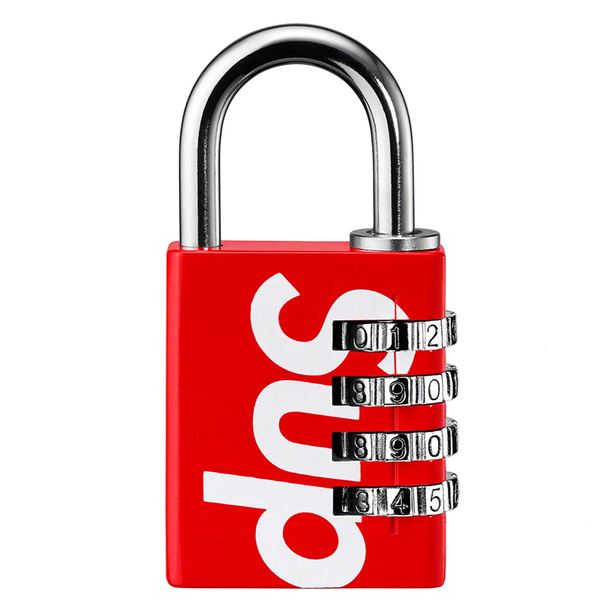 Supreme Masterlock Numeric Lock Red