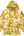 Supreme Jesus and Mary Hooded Sweatshirt Gold