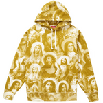Load image into Gallery viewer, Supreme Jesus and Mary Hooded Sweatshirt Gold
