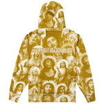 Load image into Gallery viewer, Supreme Jesus and Mary Hooded Sweatshirt Gold
