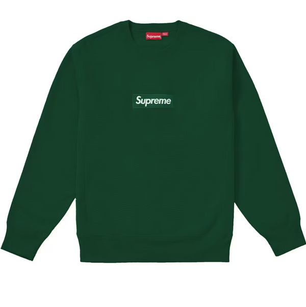 Supreme Box Logo Crewneck (FW18) Dark Green