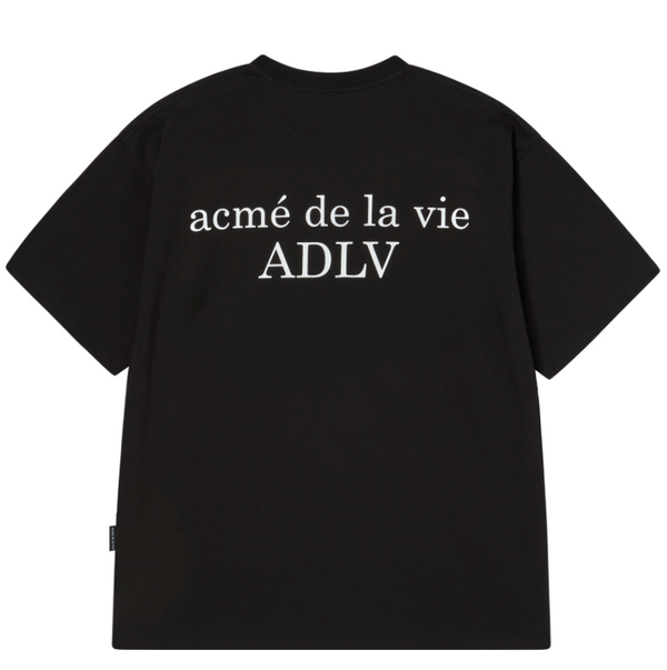 ADLV AC Bear Baby Face Cap Boy Short-Sleeve T-Shirt - Black