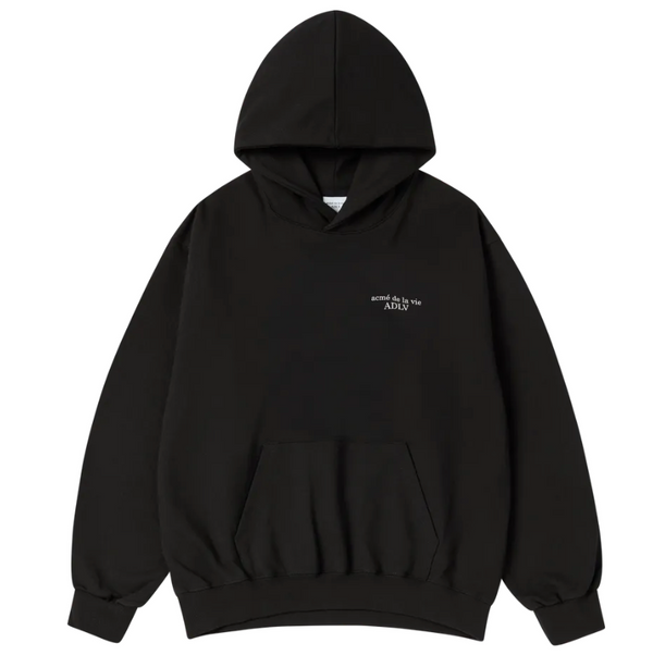 ADLV AC Bear Basic Logo Hoodie - Black