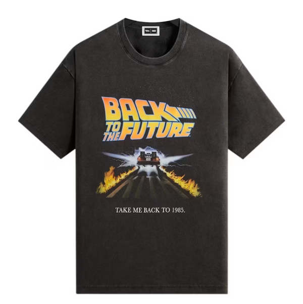 Kith x Back to the Future Back to 1985 Vintage Tee Black