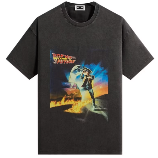 Kith x Back to the Future Chrome Title Vintage Tee