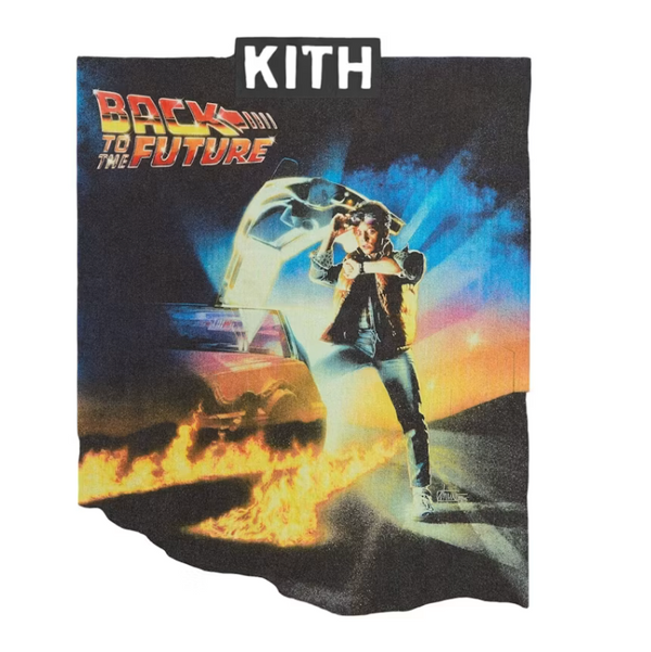 Kith x Back to the Future Chrome Title Vintage Tee