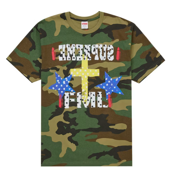 Supreme FML Tee Woodland Camo