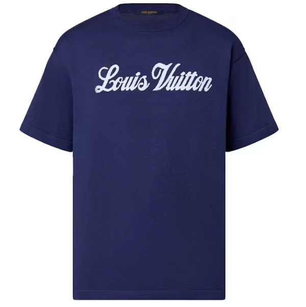 Louis Vuitton Graphic Short-Sleeved Crewneck Indigo