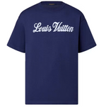 Load image into Gallery viewer, Louis Vuitton Graphic Short-Sleeved Crewneck Indigo

