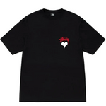 Load image into Gallery viewer, Stussy Stock Heart Tee Black
