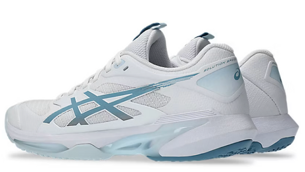 ASICS Solution Speed FF 4 OC White Saba Blue (Women's)
