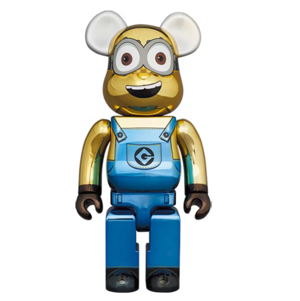 Bearbrick DAVE 1000% CHROME Ver.