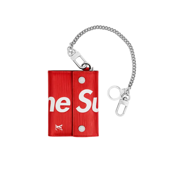 Louis Vuitton x Supreme Chain Wallet Epi Red