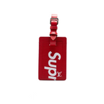 Load image into Gallery viewer, Louis Vuitton x Supreme Luggage Tag Set Epi Red
