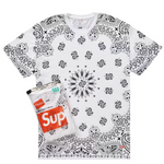 Load image into Gallery viewer, Supreme Hanes Bandana Tagless Tee White
