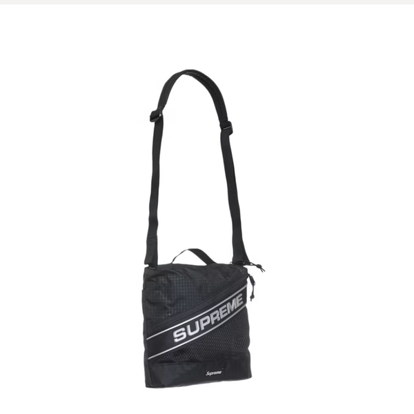 Supreme Logo Shoulder Bag Black