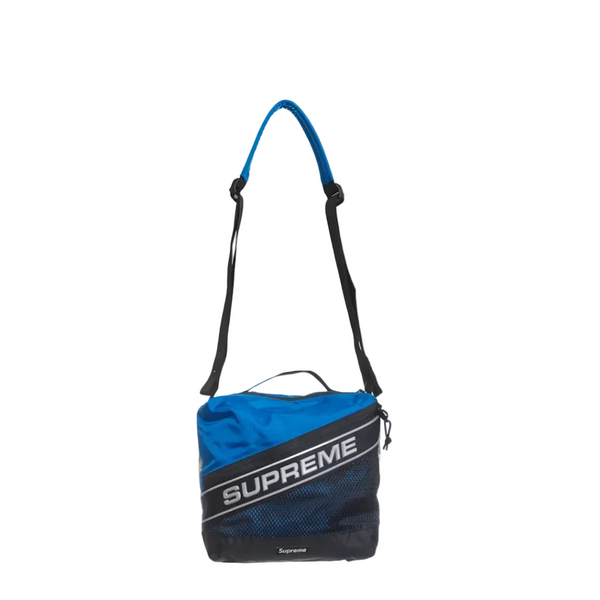 Supreme Logo Shoulder Bag Blue