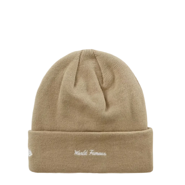 Supreme New Era Box Logo Beanie (FW23) Dark Sand