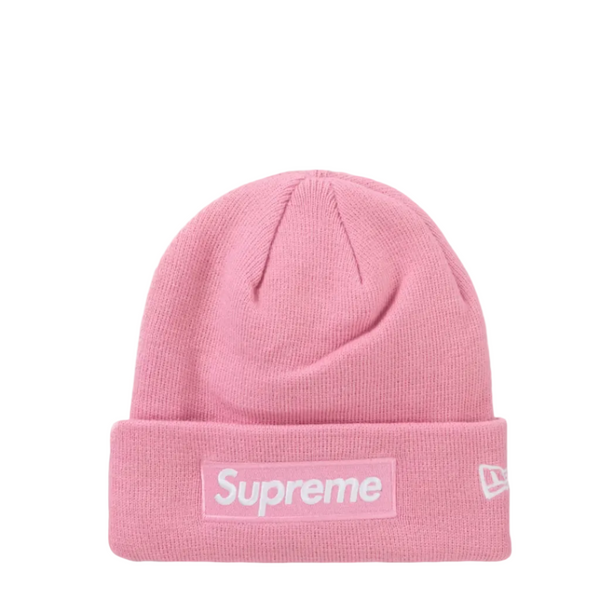 Supreme New Era Box Logo Beanie (FW24) Dusty Pink