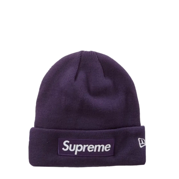 Supreme New Era Box Logo Beanie (FW23) Dark Purple