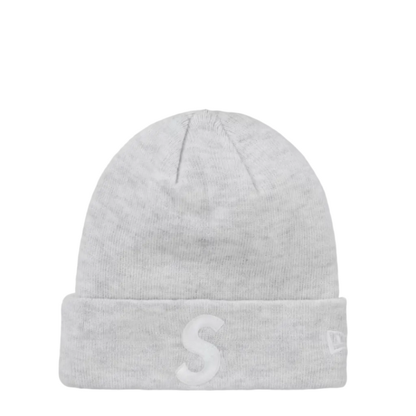 Supreme New Era S Logo Beanie (FW24) Heather Grey