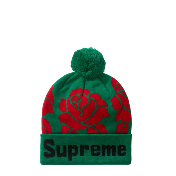 Supreme Rose Beanie Green