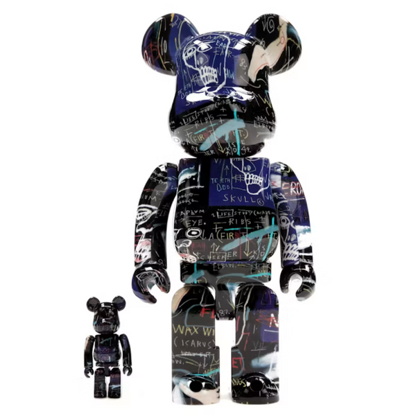 Bearbrick Jean-Michel Basquiat #7 100% & 400% Set