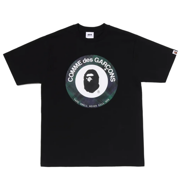 CDG Osaka x Bape® Target Tee Black