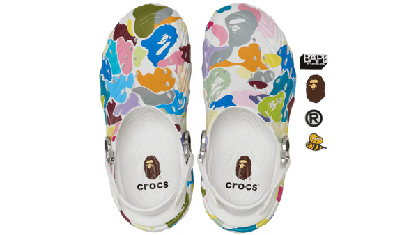 Crocs Echo II Clog Bape Pure White