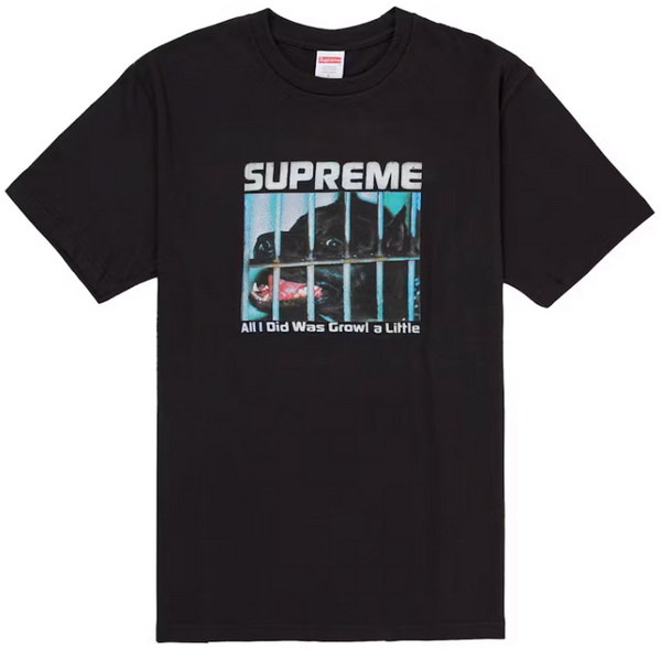 Supreme Growl Tee Black