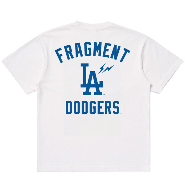 Fragment x Los Angeles Dodgers Arch Logo Men's Heavyweight Tee White