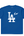 Fragment x Los Angeles Dodgers Big LA Men's Heavyweight Tee Deep Royal