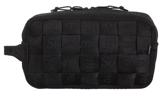 Supreme Woven Utility Bag Black – shoegamemanila