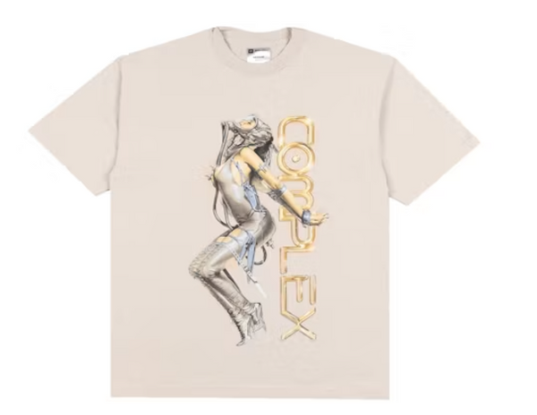Hajime Sorayama x ComplexCon Gold Dust T-Shirt Beige