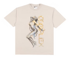 Load image into Gallery viewer, Hajime Sorayama x ComplexCon Gold Dust T-Shirt Beige
