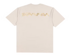 Load image into Gallery viewer, Hajime Sorayama x ComplexCon Gold Dust T-Shirt Beige
