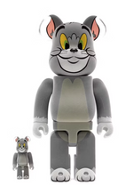 Load image into Gallery viewer, Bearbrick Tom and Jerry: Tom Flocky 100% &amp; 400% Set

