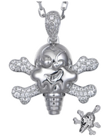 Load image into Gallery viewer, BBC Ice cream x Aporro Iced-out Ice cream Skull Pendant

