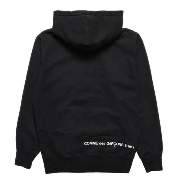 Supreme x Comme des Garcons Split Box Logo Hooded Sweatshirt Black (Pre-owned)