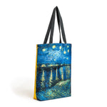 Load image into Gallery viewer, Starry Night Over the Rhône - Vincent Van Gogh painting Tote Bag (Louvre Museum)
