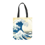 Load image into Gallery viewer, Tote Bag - The Great Wave off Kanagawa - Hokusai (Louvre Museum)
