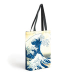 Load image into Gallery viewer, Tote Bag - The Great Wave off Kanagawa - Hokusai (Louvre Museum)
