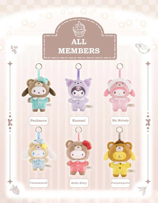 Toptoy Sanrio Family Latte Series Plush Blind Box (Sold per piece)