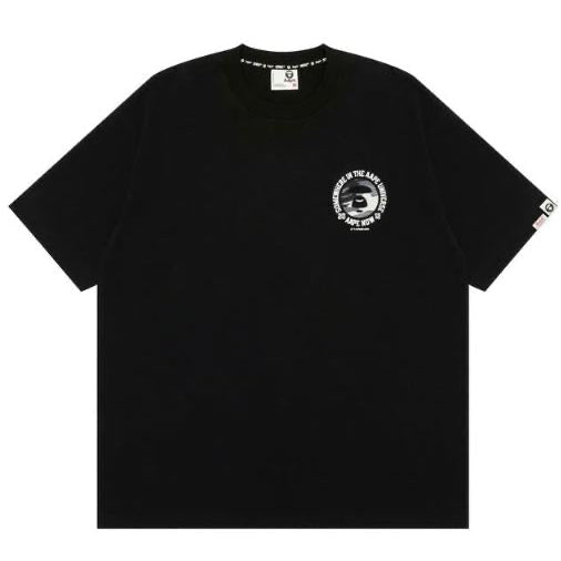 Aape Short-Sleeve T-Shirt with Repeating Letter Print