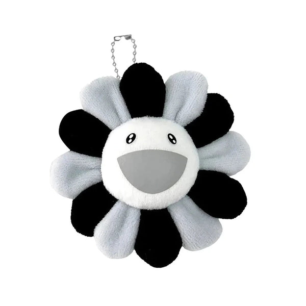 Takashi Murakami Flower Plush Pin Black/Grey